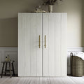 Opbergkast van hout, kleur wit